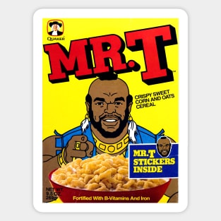 Mr T Cereal Sticker